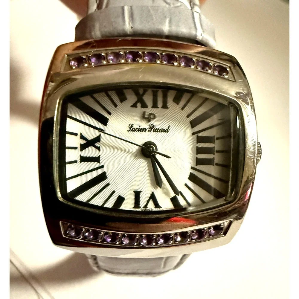 Lucien Piccard ‎ sapphire coating crystal ladies watch 27077PR